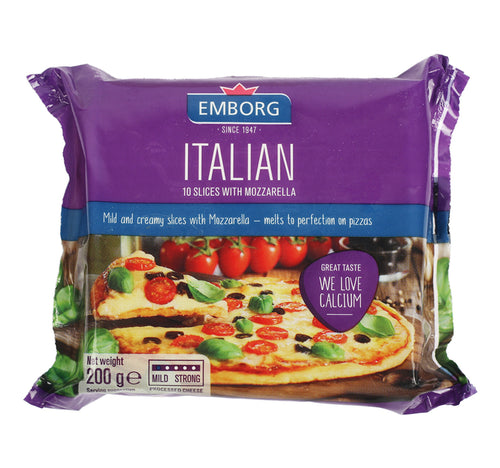 Emborg Mozzarella Slice Cheese 200 g
