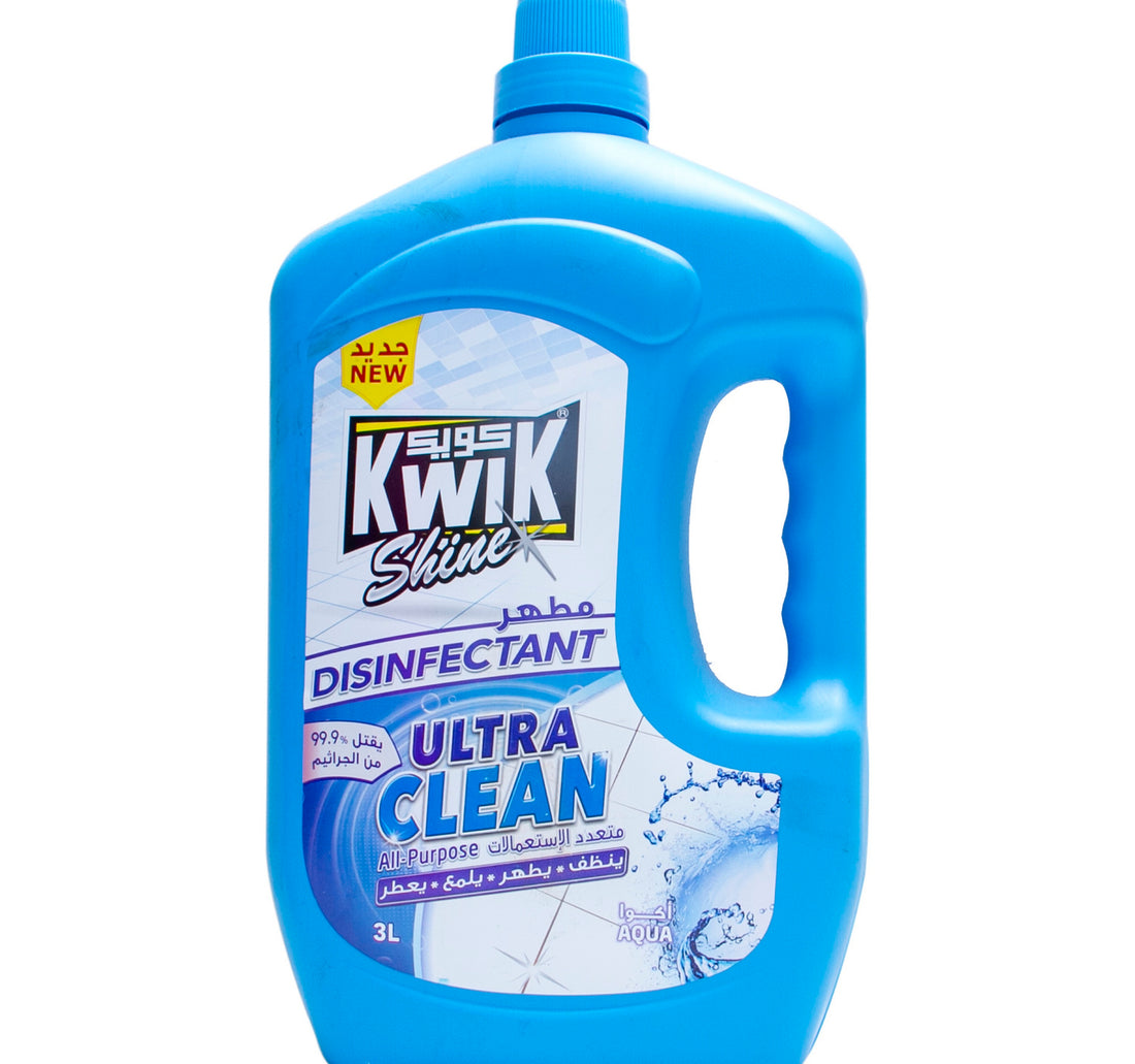 مطهر كويك شاين متعدد الأغراض فائق النظافة أكوا 3 لتر
