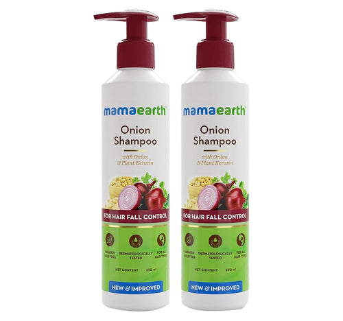 Mamaearth Shampoo With Onion & Plant Keratin Value Pack 2 x 250 ml
