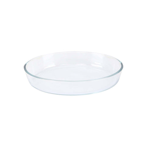 Chefline HSAP10L Borosilicate Glass Oval Baking Dish, 0.7 Litre, Transparent