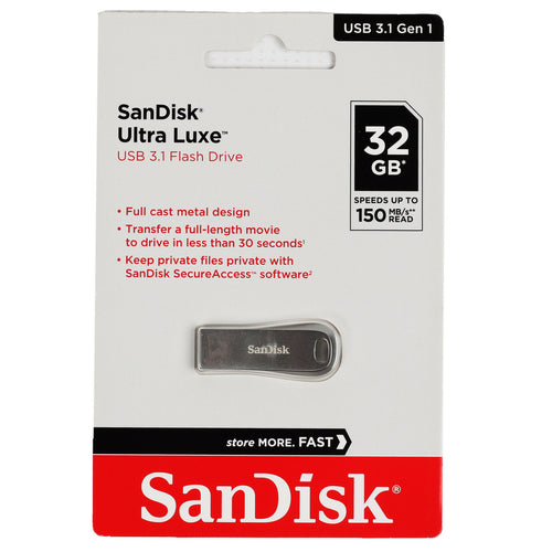 محرك أقراص فلاش USB 3.1 من Sandisk Luxe، سعة 32 جيجابايت، SDCZ74