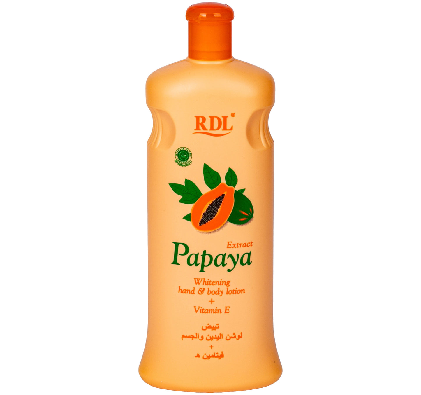 RDL Papaya Extract Whitening Hand & Body Lotion + Vitamin E 600 ml