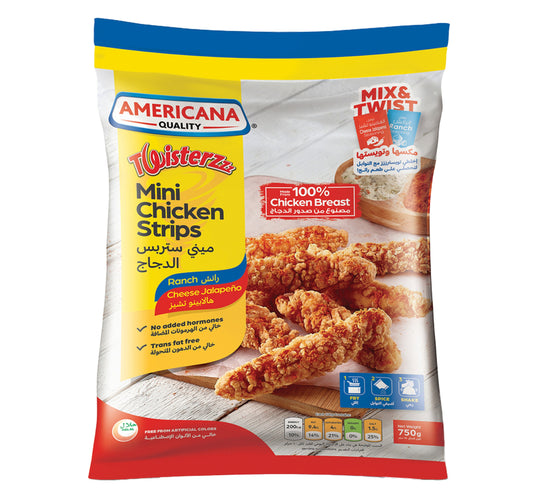 Americana Twisterzzz Mini Chicken Strips 750 g