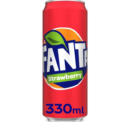 Fanta Strawberry Can Value Pack 6 x 330 ml