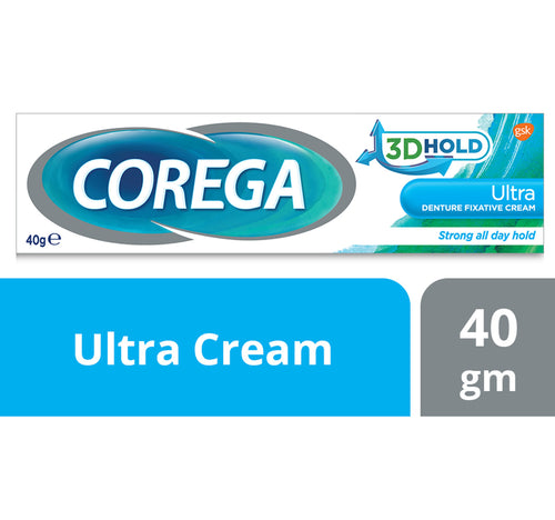 Corega Ultra Denture Fixative Cream 40 g