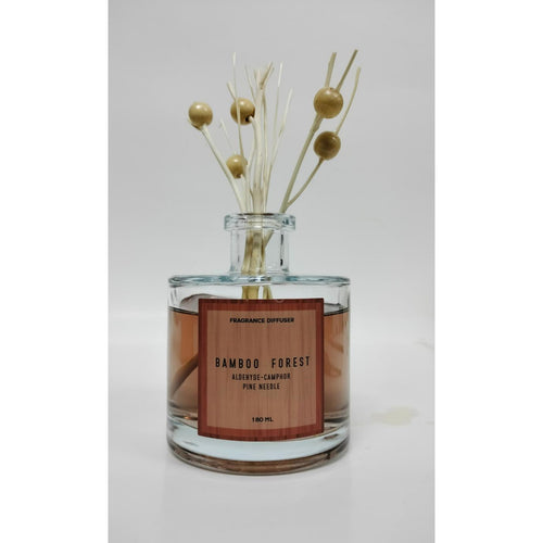 Maple Leaf Home Wood Bamboo Forest Fragrance Oil Diffuser, 180 ml