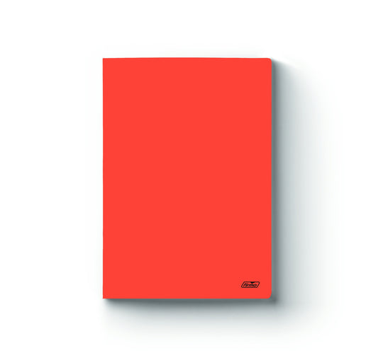 Firmo Single Lined Notebook A5, 60 Sheets, Red, 74972