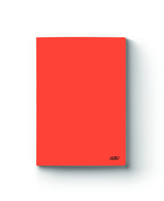 Firmo Single Lined Notebook A5, 60 Sheets, Red, 74972