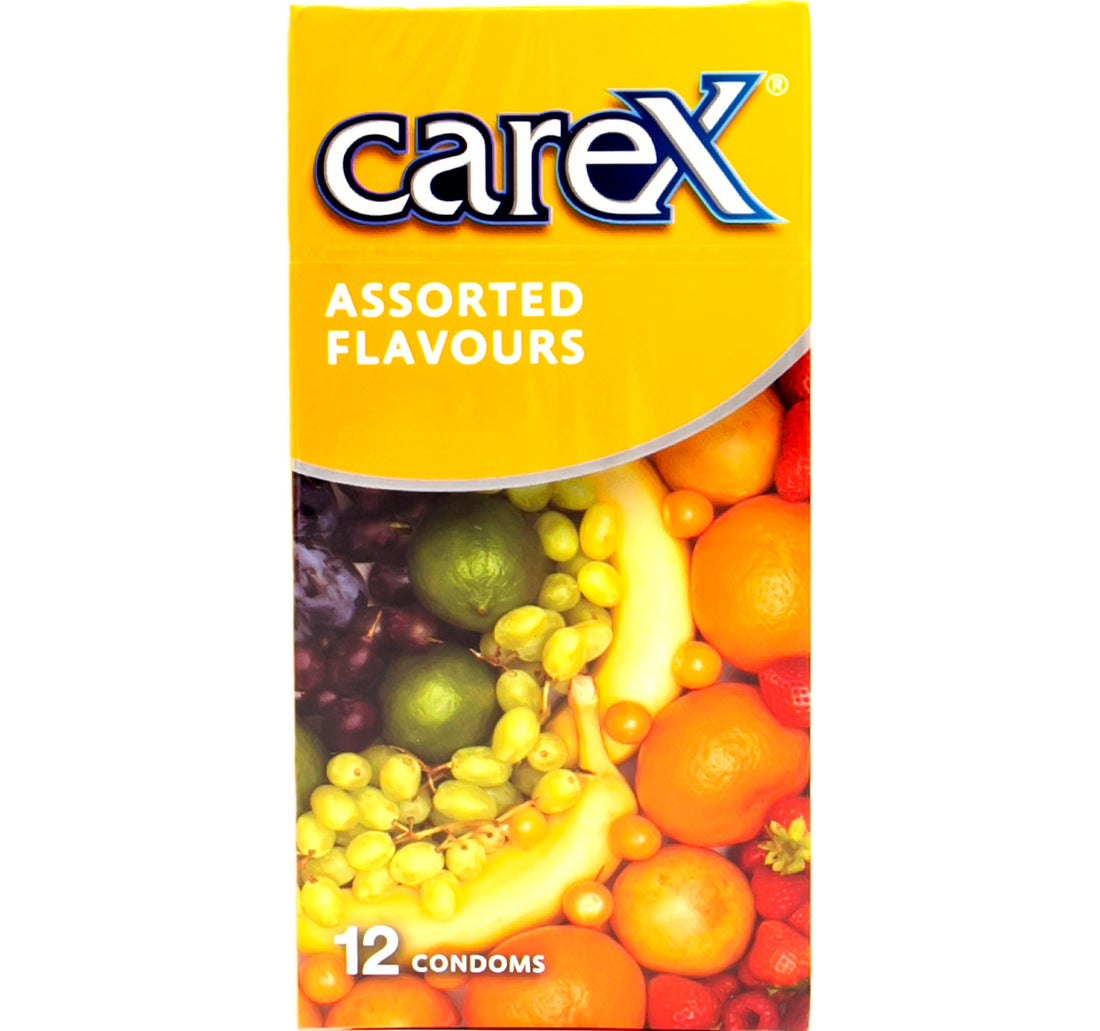 Carex Condoms Assorted Flavours 12 pcs
