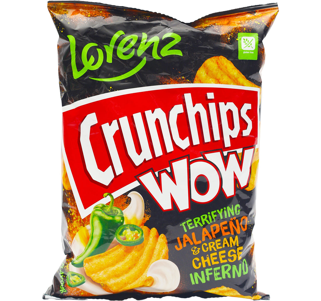 Lorenz Jalapeno & Cream Cheese Wow Crunchips 80 g
