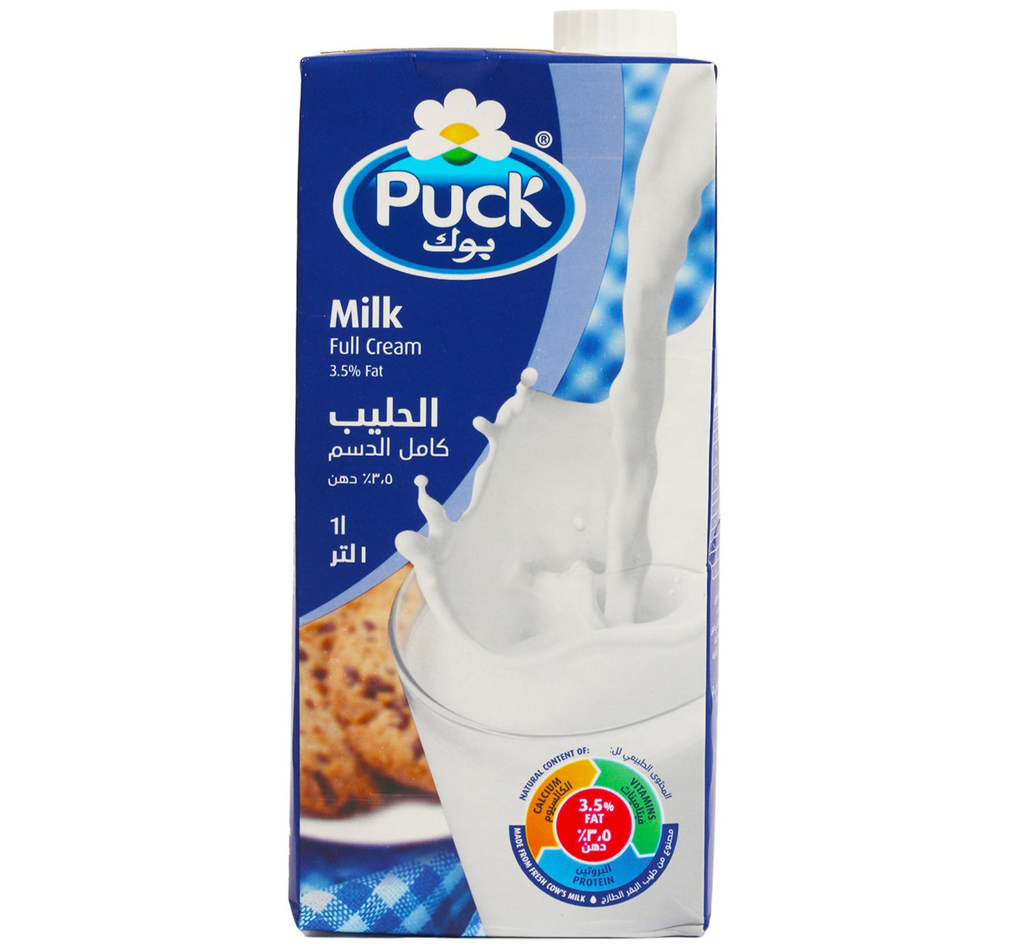 Puck UHT Milk Full Cream 4 x 1 Litre