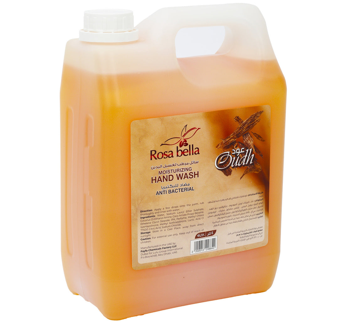 Rosa Bella Oudh Moisturizing Liquid Handwash 4 Litres