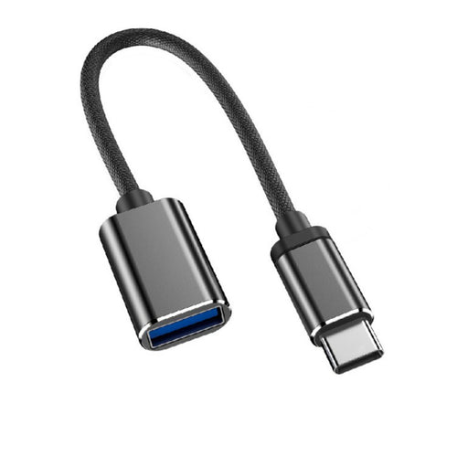 Trands Type-C OTG USB 3.0 Adapter, Black, TR-CA335