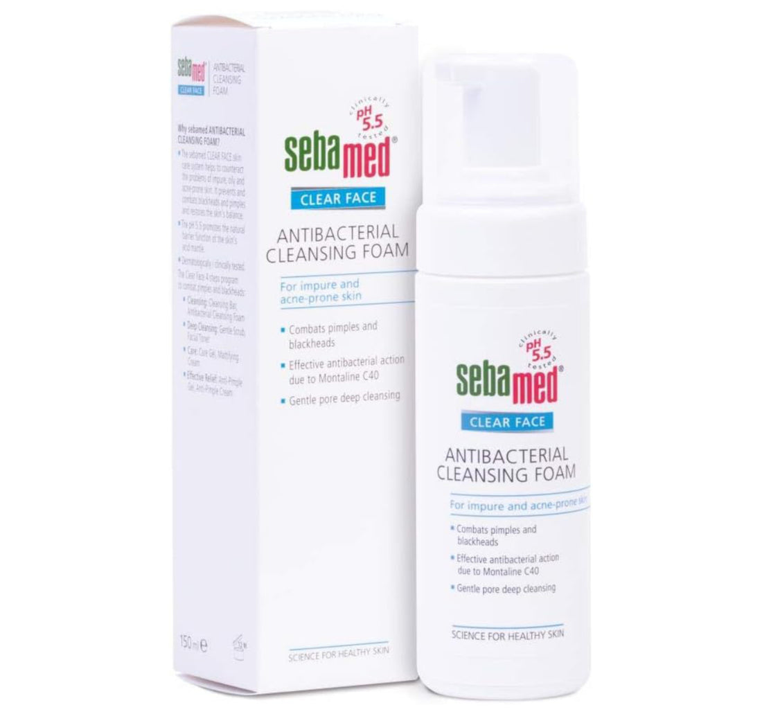 رغوة التنظيف المضادة للبكتيريا من سيباميد كلير فيس 150 مل