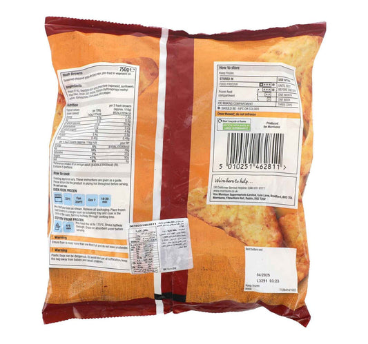 Morrisons Hash Browns 750 g
