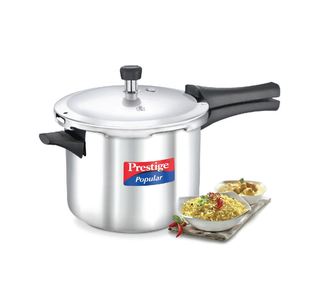 طنجرة ضغط من الفولاذ المقاوم للصدأ من بريستيج سعة 5 لتر