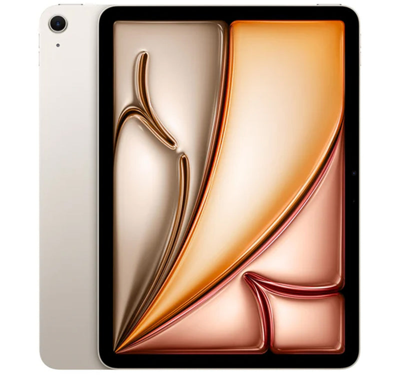 Apple iPad Air 11 بوصة، واي فاي، شريحة Apple M3، ذاكرة وصول عشوائي (RAM) سعة 8 جيجابايت، سعة تخزين 128 جيجابايت، Starlight، MC9Y4AB/A