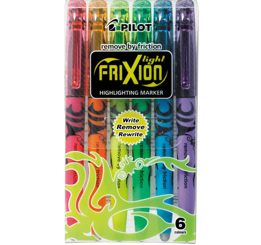 Pilot Frixion Erasable Highlighters, Neon, SWFL.6