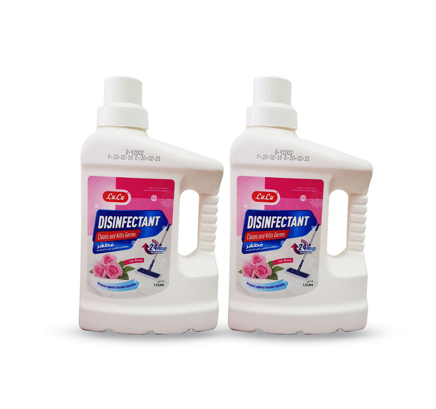 LuLu Disinfectant Rose 2 x 1.5 Litre