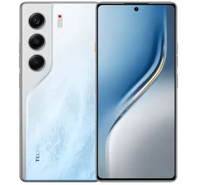 Tecno Camon 40 Pro 5G Smartphone, 12 GB RAM, 256 GB Storage, Glacier White
