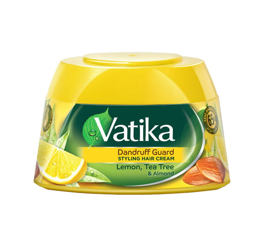 Vatika Naturals Dandruff Guard Styling Hair Cream Lemon Tea Tree & Almond 210 ml