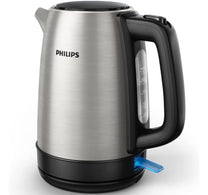 Philips Spring Lid Metal Kettle, 1.7 L, Stainless Steel, HD9350/92