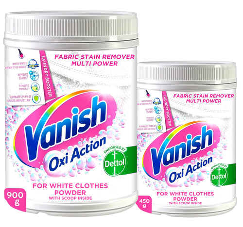 Vanish Crystal White Powder Stain Remover 900 g + 450 g