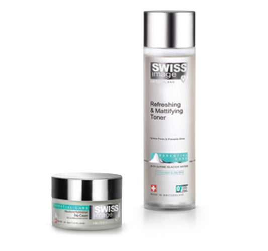 Swiss Image Absolute Hydration Day Cream 50 ml + Refreshing & Mattifying Toner 200 ml