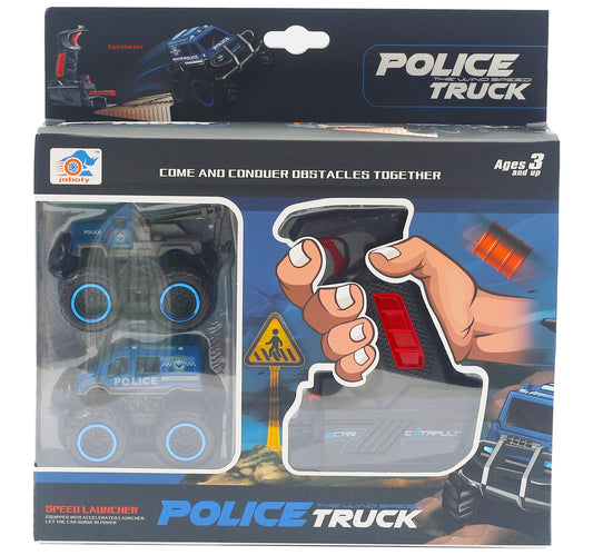 Skid Fusion Police Truck Launcher Set 779-64