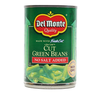 فاصوليا خضراء مقطعة من ديل مونتي بدون إضافة ملح 411 جرام