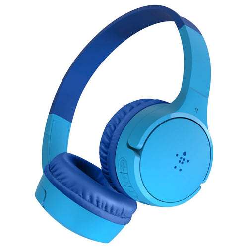 سماعات رأس لاسلكية للأطفال من Belkin AUD002BT باللون الأزرق
