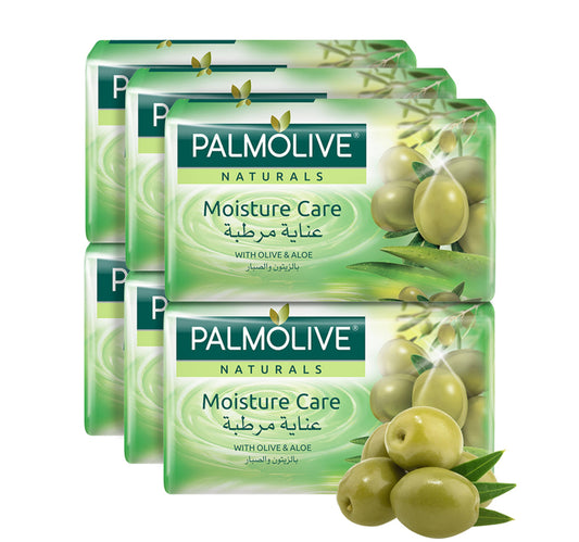 Palmolive Naturals Bar Soap Aloe Extract & Olive Oil Value Pack 6 x 170 g