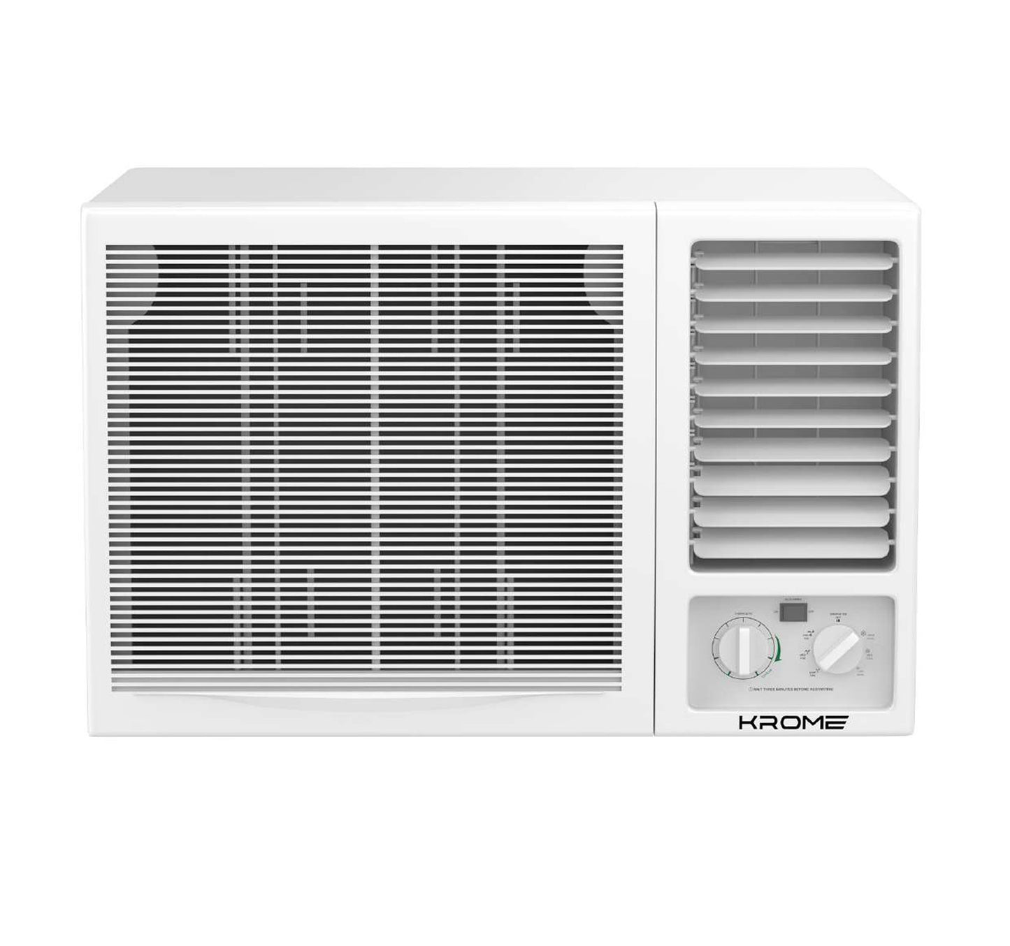 Krome Window Air Conditioner, 1.5 Ton, Rotary Compressor, White, AWR18ST3
