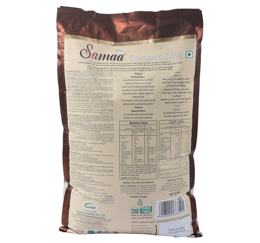 Samaa Indian Basmati Rice 20 kg