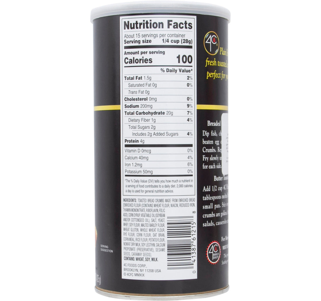 فتات خبز عادي 4C 425 جم