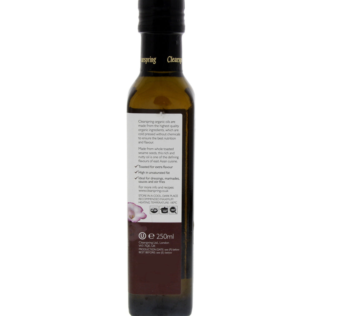 Clearspring Organic Toasted Sesame Oil 250 ml