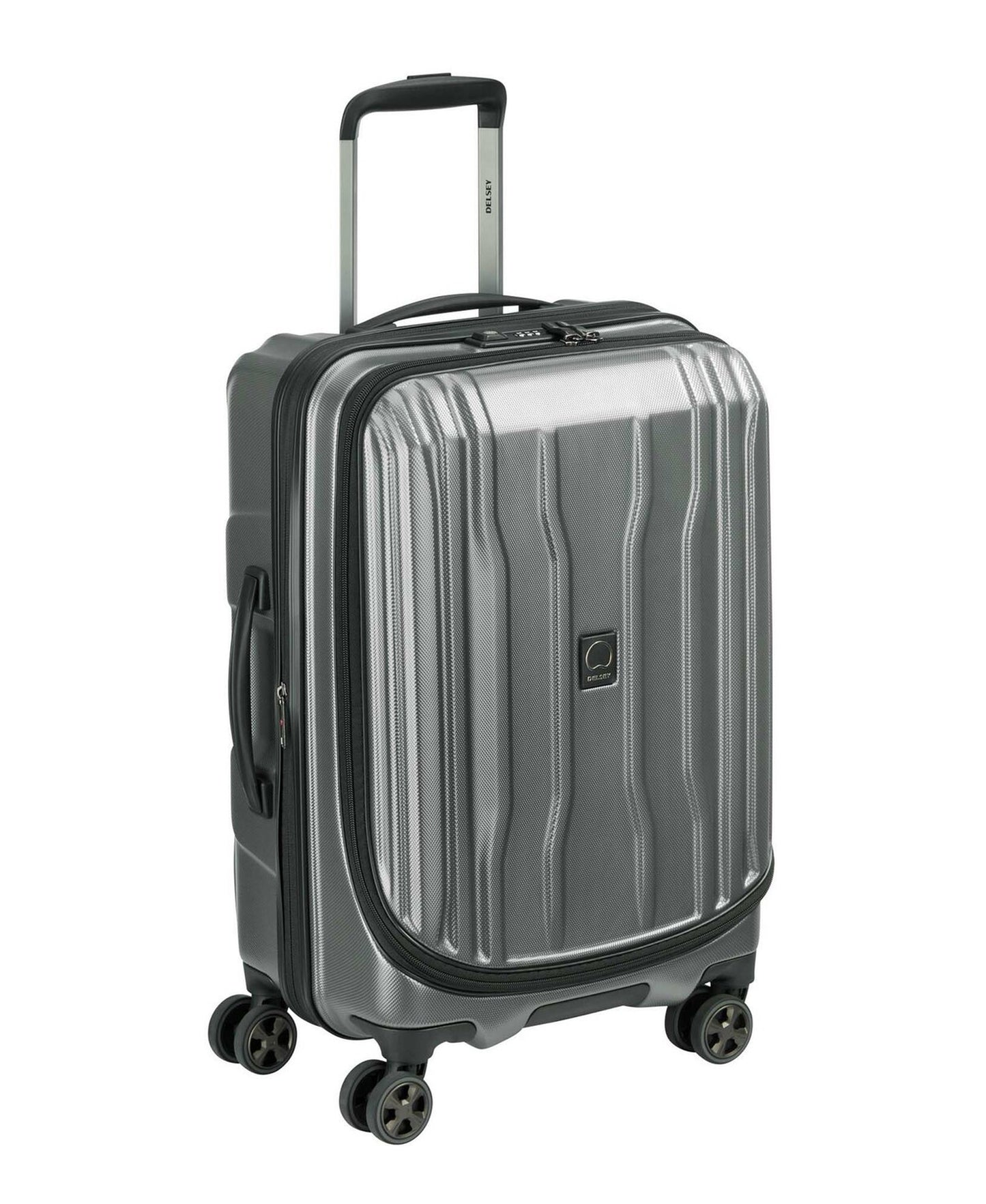 Delsey Cruise 4 Wheels Hard Trolley,70 cm, Platinum