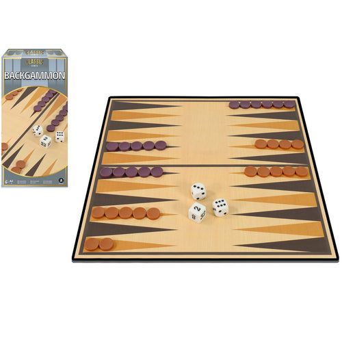 Merchant Ambassador Classic Games Backgammon, ST2104