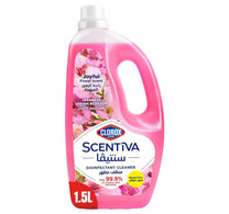 Clorox Scentiva Disinfectant Cleaner Japanese Spring Blossom Bleach Free 1.5 Litres