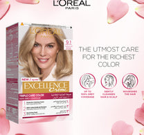 L'Oreal Paris Excellence Creme Color 9.1 Very Light Ash Blonde 1 pkt