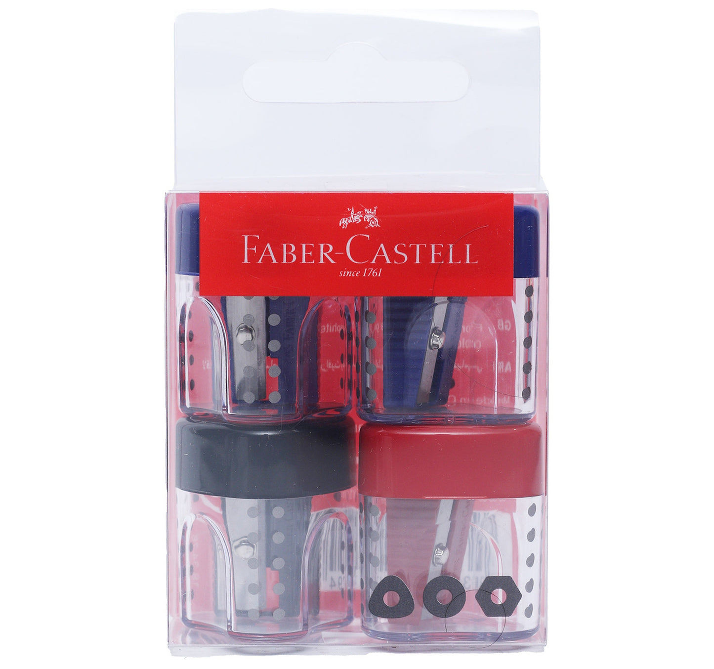 Faber-Castell Grip Mini Sharpner 4 Pieces 183478