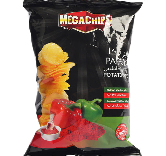 Mega Chips Paprika Potato Chips 40 g