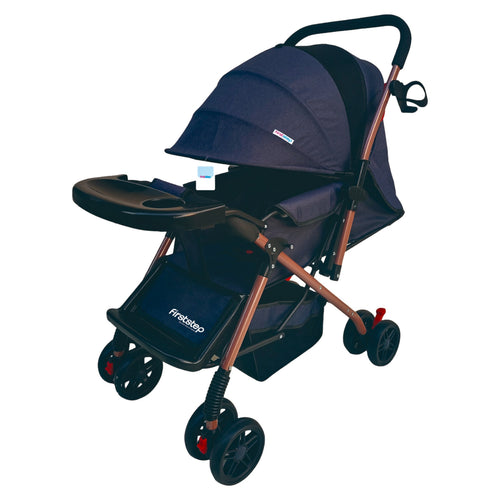 First Step Baby Stroller, Blue, 616
