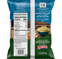 Fritolay Ruffles Sour & Cream Onion Potato Chips 184.2 g