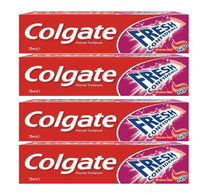 معجون أسنان كولجيت فريش كونفيدنس إكستريم ريد جل - عبوة اقتصادية، 4 قطع × 75 مل