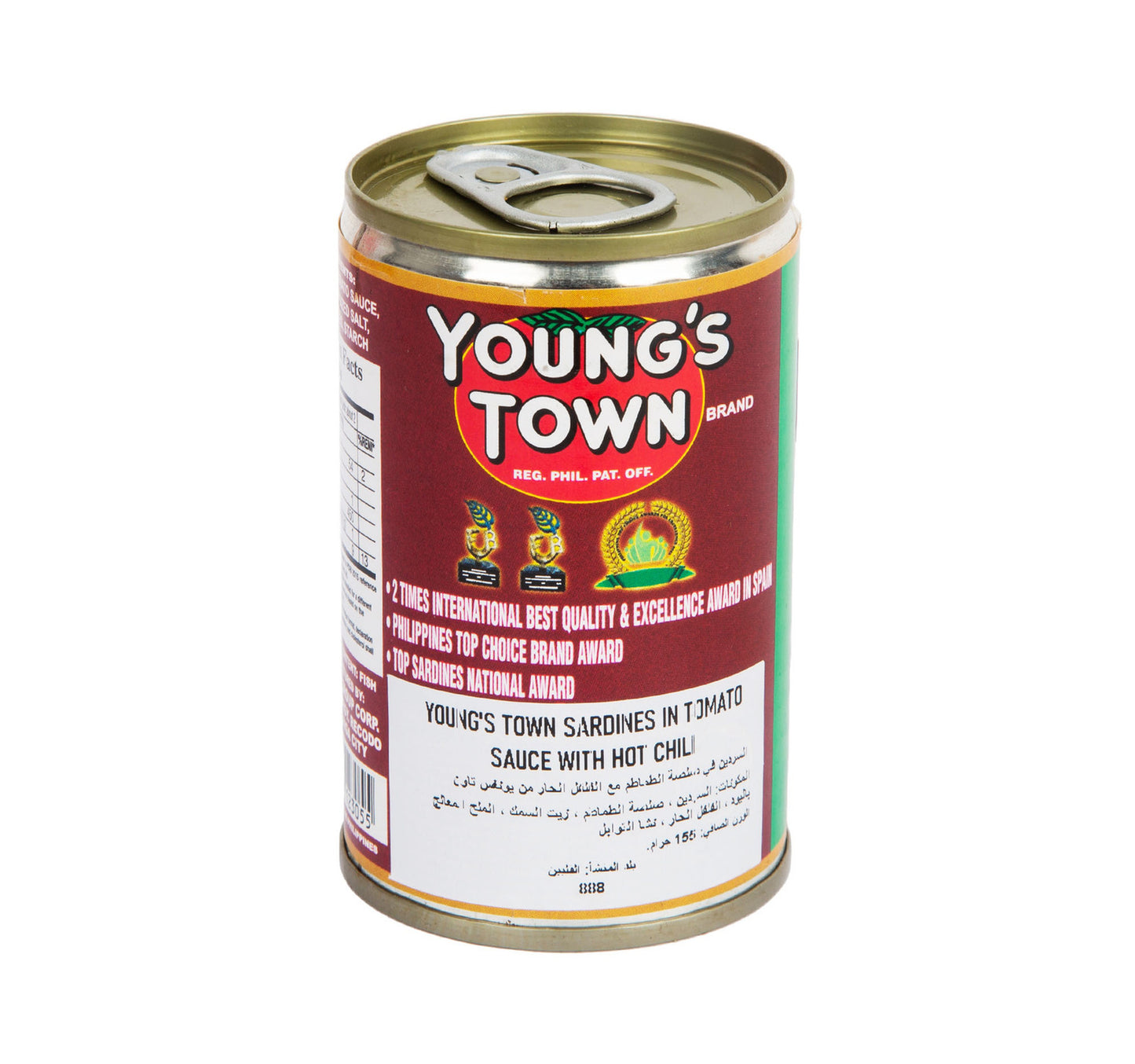 Young's Town Sardines In Tomato Sauce With Chili 155 g