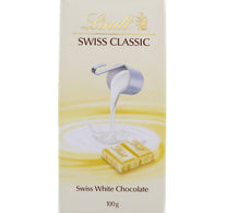 شوكولاتة ليندت السويسرية الكلاسيكية البيضاء 100 غرام