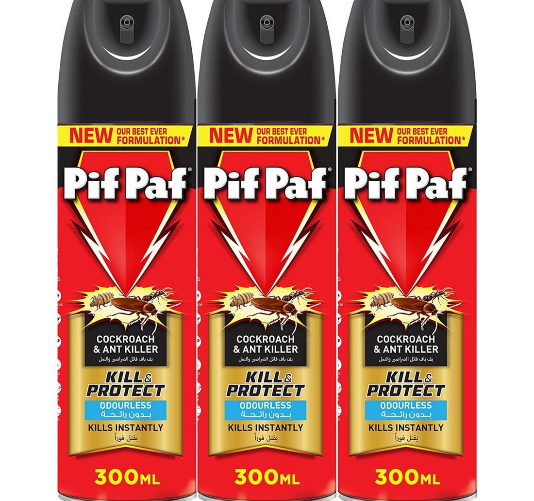 Pif Paf Odourless Cockroach & Ant Killer 300 ml 2+1