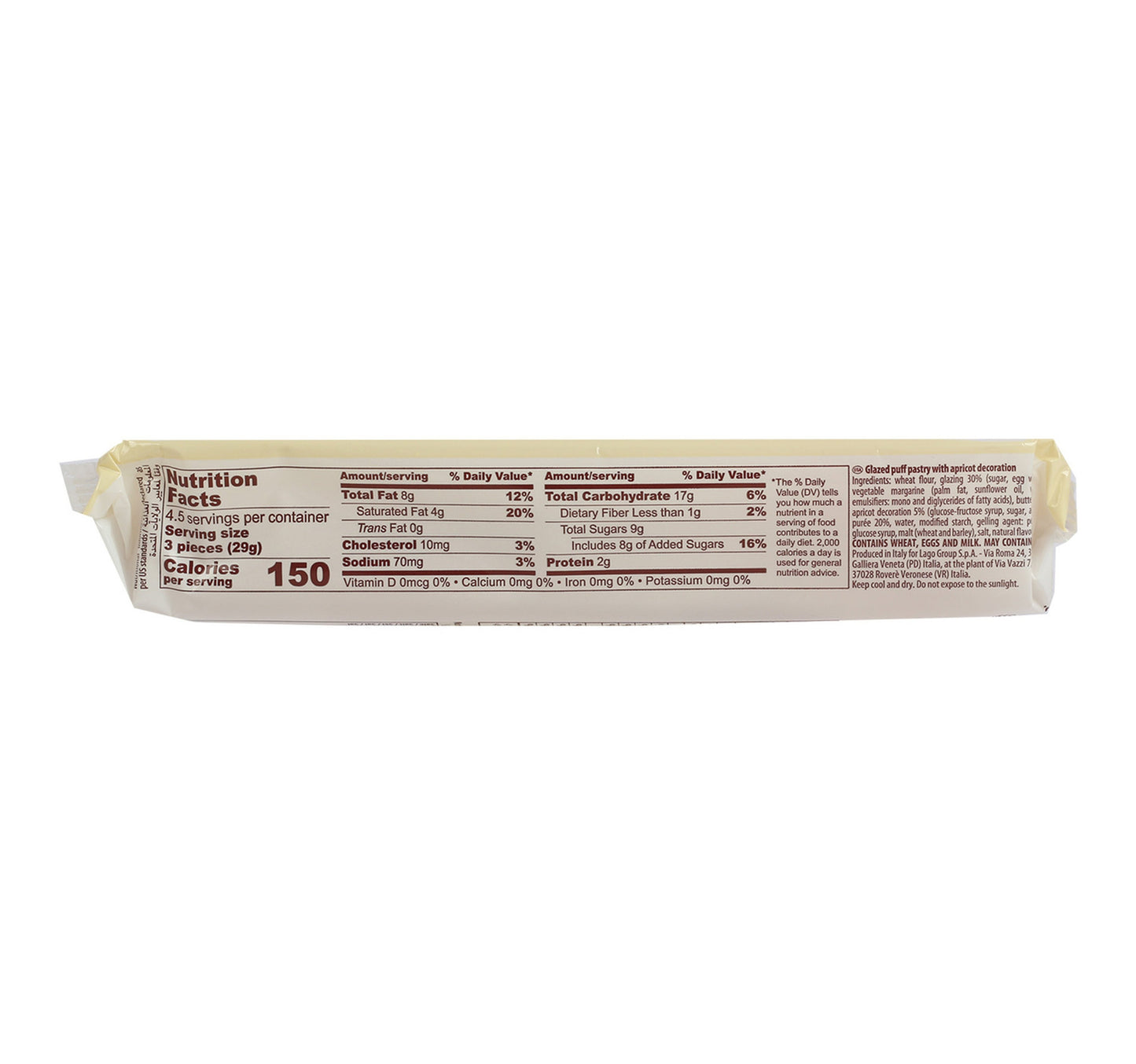 Gastone Lago Puff Pastry Glassate 135 g