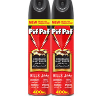 Pif Paf Power Guard Crawling Insect Killer Value Pack 2 x 400 ml